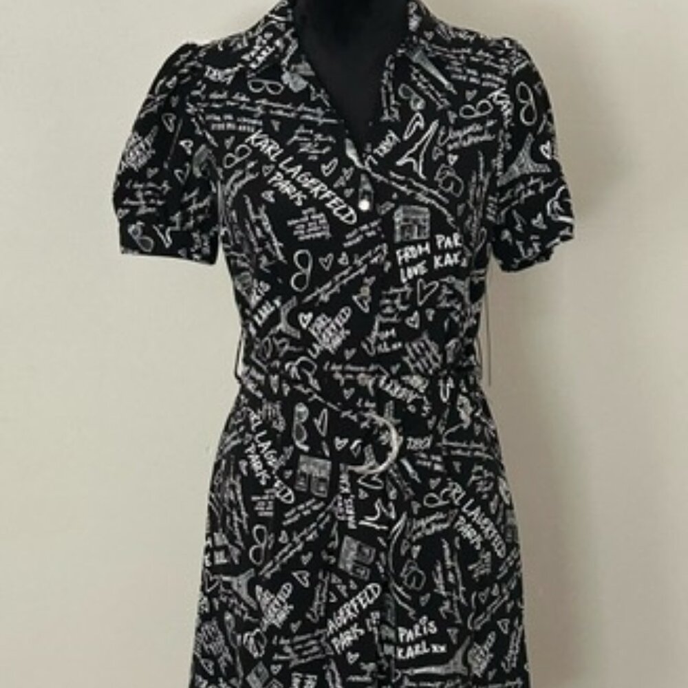 **NEW - NEVER WORN - WITH TAGS- SIZE 6 ** KARL LAGERFELD - DRESS